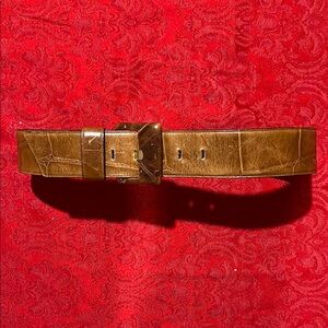Claudio Orciani Brown Leather Belt Italy M Women
